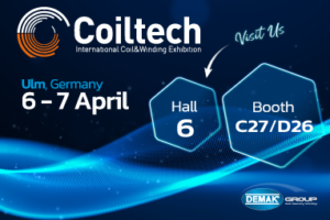 Demak group is glad to invite you to Coiltech Deutschland 2023, taking place in Augsburg on 29th and 30th March. Coiltech is a platform that brings together the leading players in the Coil winding, Insulation and Electrical Manufacturing sectors from around the world, providing a unique opportunity to exchange ideas, showcase innovations and explore business opportunities. Come to discover all the latest innovations Demak Group has been engineered for a complete potting process that will take your e-mobility components to the next level. Our team of experts will guide you in the perfect choice of the resins as well as the dispensing equipment we manufacture for your custom projects. Mark your calendar for the 29th and 30th of March and register now at the official Coiltech Deutschland 2023 website to secure your spot. We look forward to meeting you at our booth 2-E22