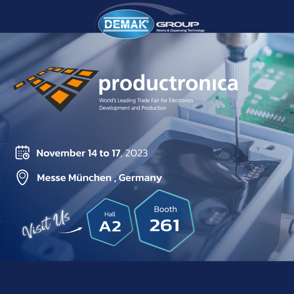 Innovative Potting Solutions for electronics at Productronica Munich 2023!